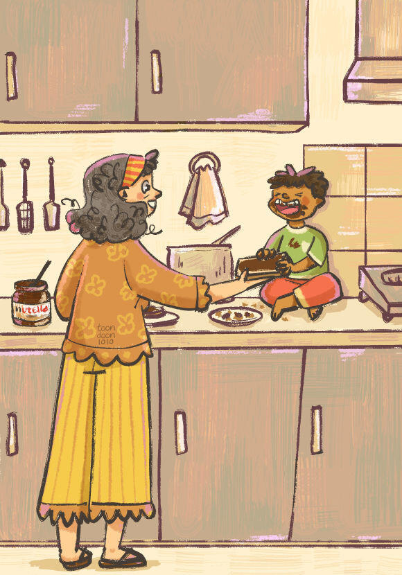 Grandma and Grandson Grandma and Grandson