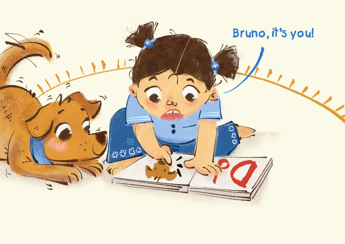 Bruno, the dog! Bruno, the dog!