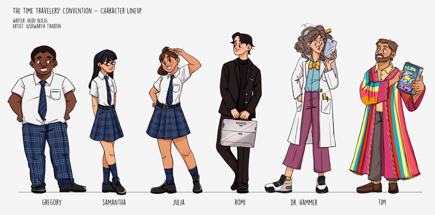 The Time Travelers' Convention (Character Designs) The Time Travelers' Convention (Character Designs)